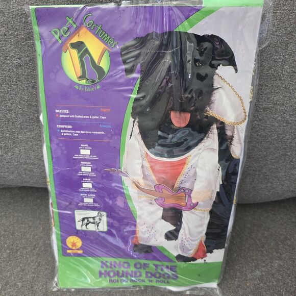 Rubie's King Of The Hound DogPet Costume - Size M - Picture 1 of 5